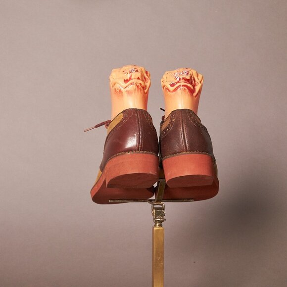 1960s-70s Jarmon Round Toe Men’s Saddle Shoes main image 8